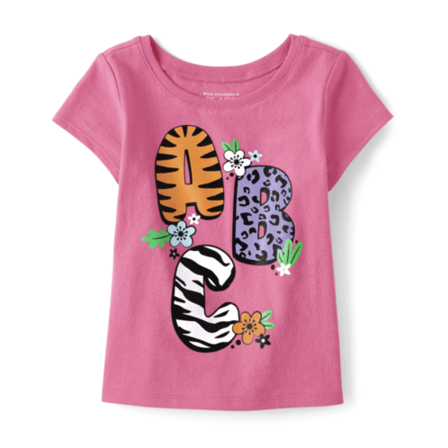 Childrensplace Baby And Toddler Girls Letters Graphic Tee
