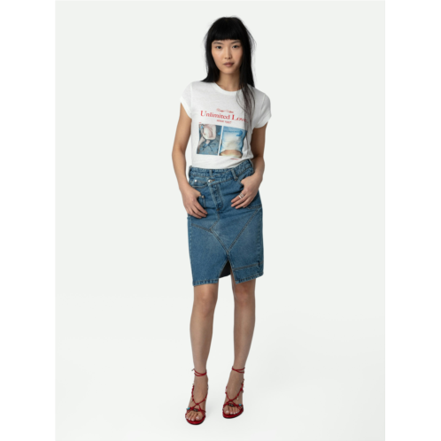 ZADIG&VOLTAIRE Skinny Photoprint T-shirt