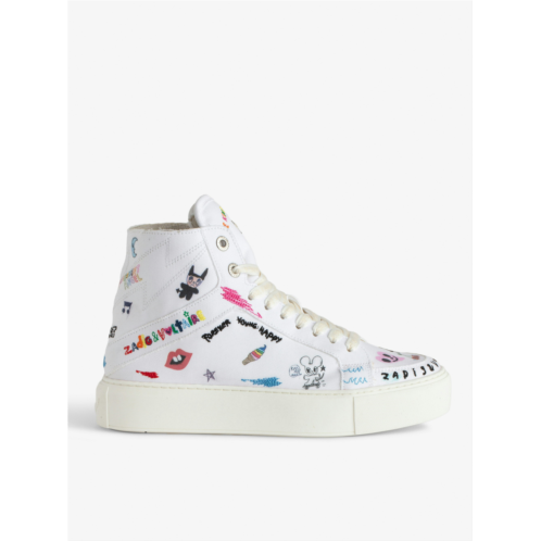 ZADIG&VOLTAIRE ZV1747 High Flash Chunky High-Top Sneakers