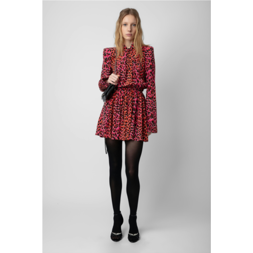 ZADIG&VOLTAIRE Ryde Leopard Silk Dress