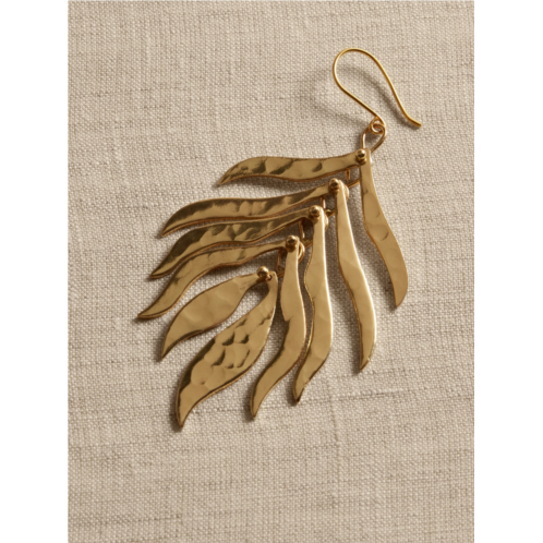 bananarepublic Leaf Earrings | Aureus + Argent
