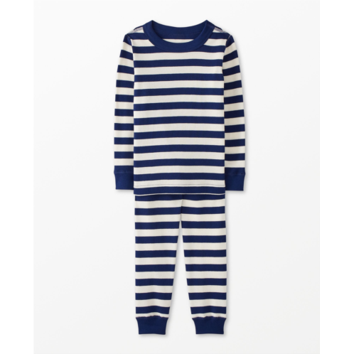 Striped Long John Pajama Set | Hanna Andersson