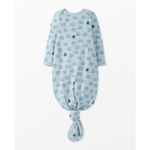 Baby Layette Knotted Gown in HannaSoft | Hanna Andersson