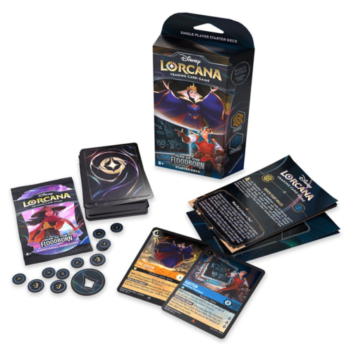 Disney Lorcana Trading Card Game by Ravensburger Rise of the Floodborn Starter Deck Evil Queen and Gaston