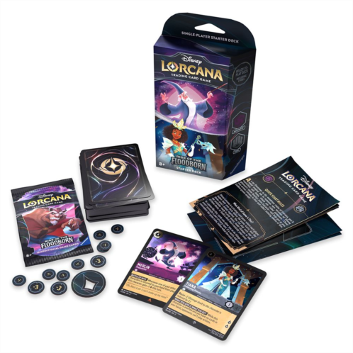 Disney Lorcana Trading Card Game by Ravensburger Rise of the Floodborn Starter Deck Merlin and Tiana