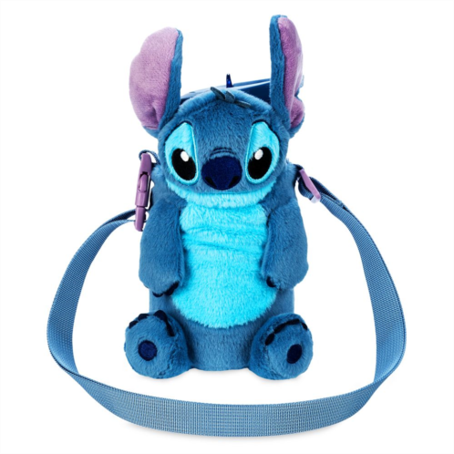 Disney Stitch Water Bottle with Plush Carrier