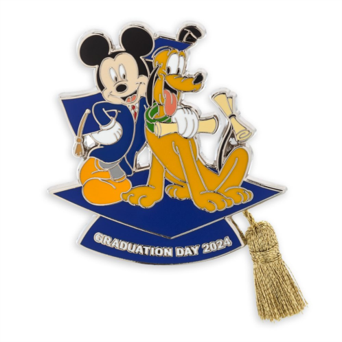 Disney Mickey Mouse and Pluto Graduation Day 2024 Pin Limited Release