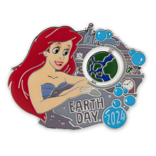 Disney Ariel Earth Day 2024 Spinner Pin The Little Mermaid Limited Release