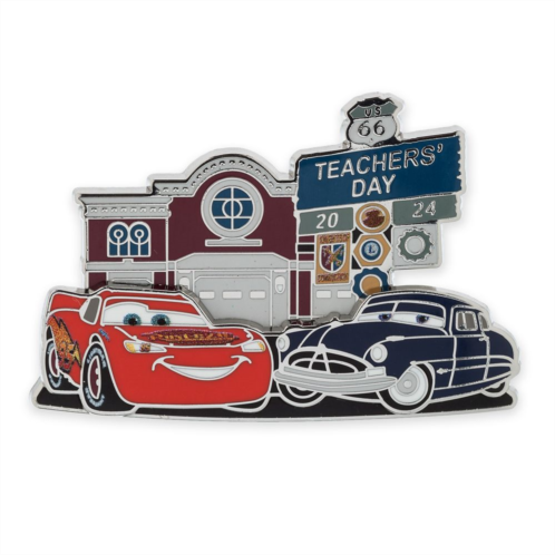 Disney Lightning McQueen and Doc Hudson Teachers Day 2024 Pin Cars Limited Release