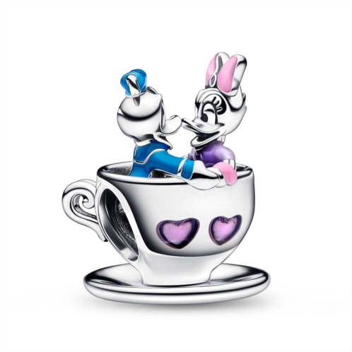 Disney Donald Duck and Daisy Duck Teacup Charm by Pandora Mad Tea Party