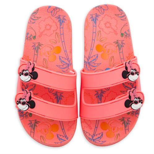 Disney Minnie Mouse Swim Slides for Kids Pink