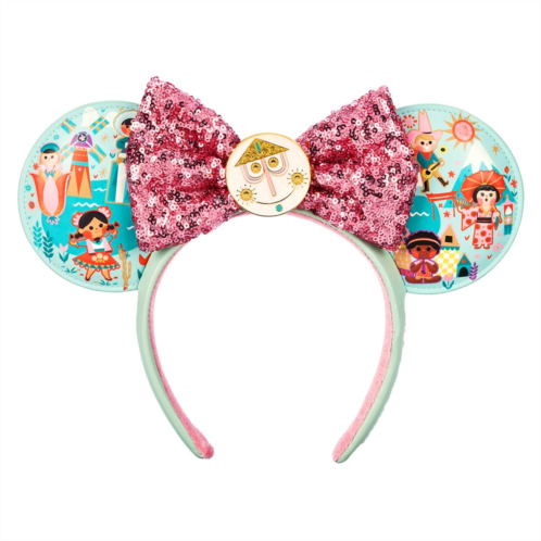 Disney its a small world Ear Headband with Sequined Bow for Adults