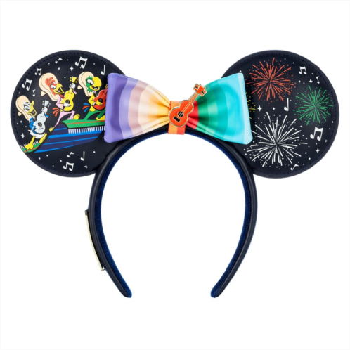 Disney The Three Caballeros Glow-in-the-Dark Loungefly Ear Headband with Removable Bow for Adults EPCOT