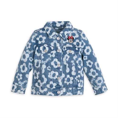 Disney Minnie Mouse Floral Denim Jacket for Baby