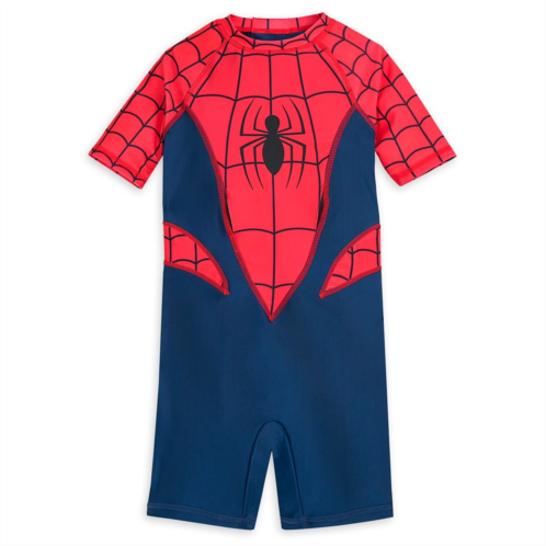 Disney Spider-Man Adaptive Rash Guard Swimsuit for Boys