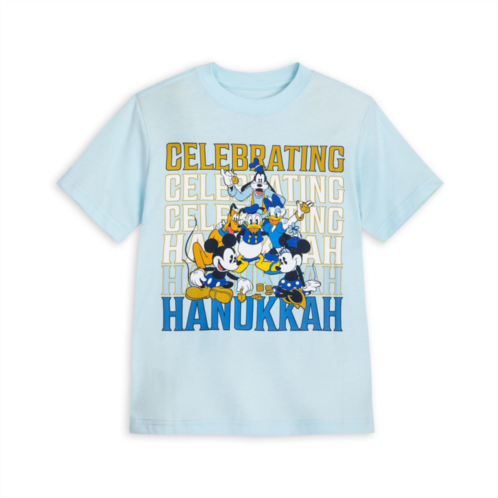 Disney Mickey Mouse and Friends Hanukkah Holiday Family Matching T-Shirt for Kids