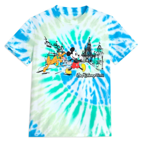 Mickey Mouse and Pluto Tie-Dye T-Shirt for Kids Walt Disney World