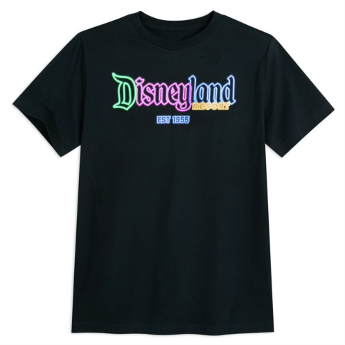 Disneyland Glow-in-the-Dark Neon Logo T-Shirt for Adults