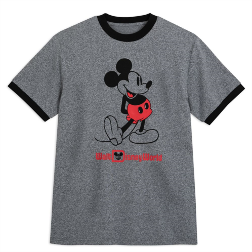 Mickey Mouse Standing Ringer T-Shirt for Adults Walt Disney World