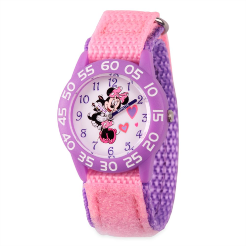 Disney Minnie Mouse and Figaro Time Teacher Watch for Kids