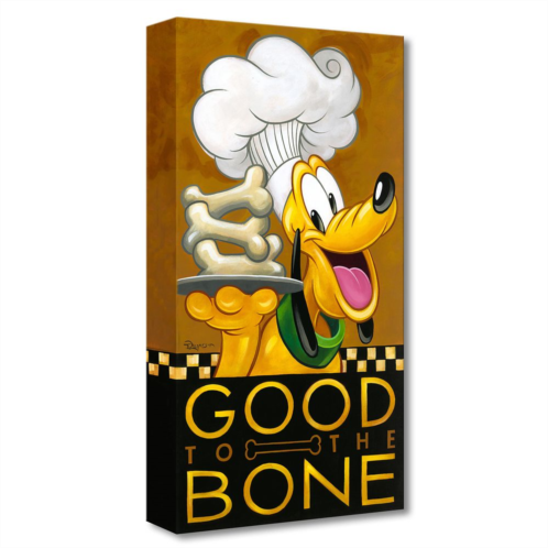 Disney Pluto Good to the Bone Giclee on Canvas by Tim Rogerson