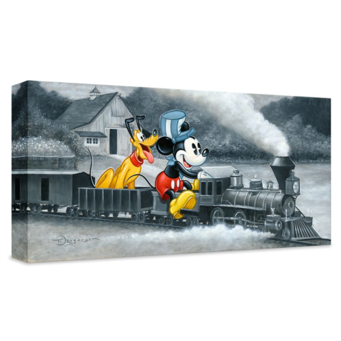 Disney Mickeys Train Giclee on Canvas by Tim Rogerson Limited Edition