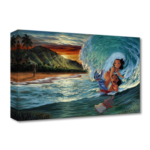 Disney Lilo & Stitch Morning Surf Giclee on Canvas by Walfrido Garcia Limited Edition