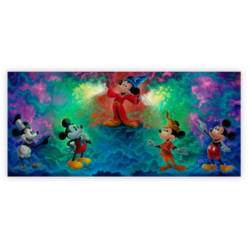 Disney Mickey Mouse Mickeys Colorful History Giclee by Jared Franco Limited Edition