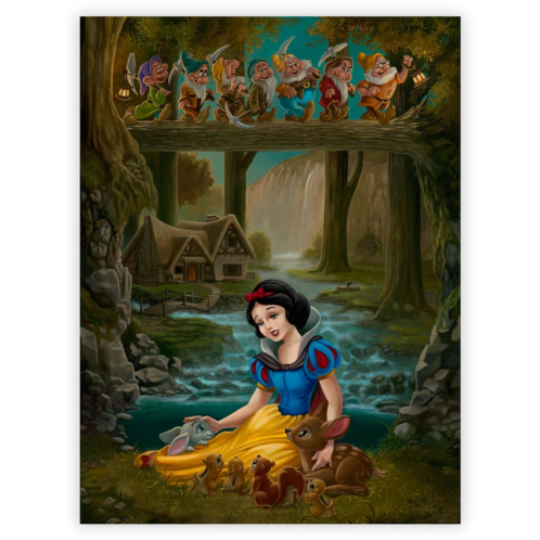 Disney Snow White Snow Whites Sanctuary Giclee by Jared Franco Limited Edition