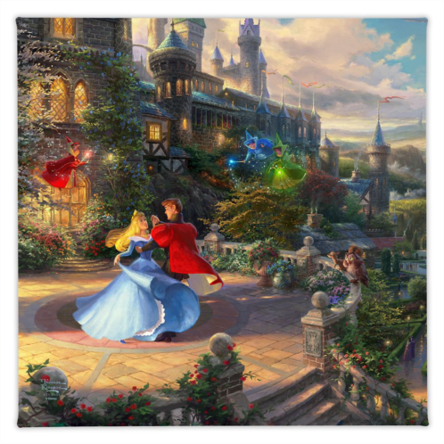 Disney Sleeping Beauty Dancing in the Enchanted Light Gallery Wrapped Canvas by Thomas Kinkade Studios