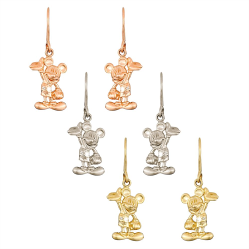Disney Mickey Mouse Earrings - Diamond and 14K