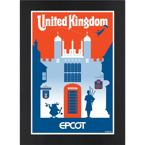 Disney EPCOT United Kingdom Pavilion Matted Print