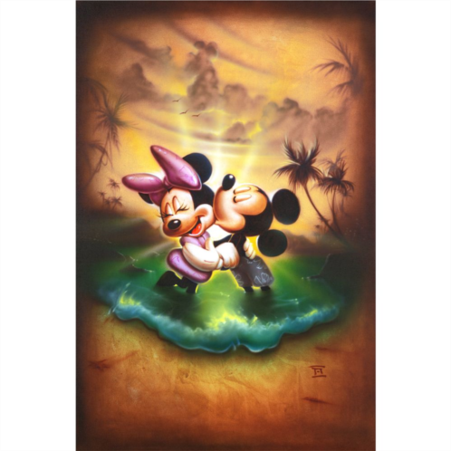 Disney Mickey and Minnie Mouse Life With You Is a Dream Limited Edition Giclee by Noah