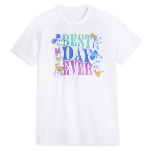 Disney Mickey Mouse and Friends Best Day Ever T-Shirt for Adults