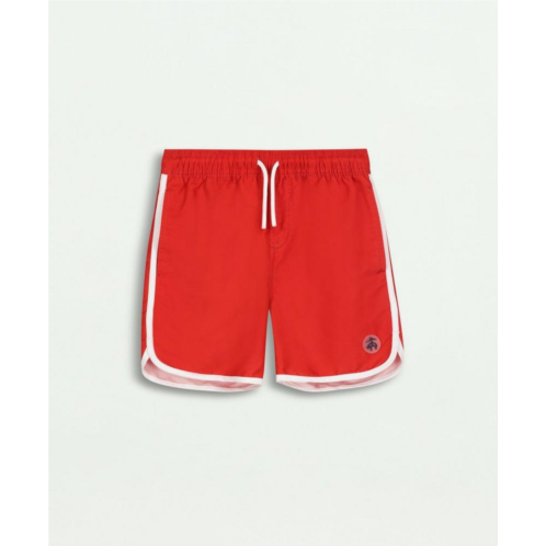Brooksbrothers Boys Piped Swim Trunks