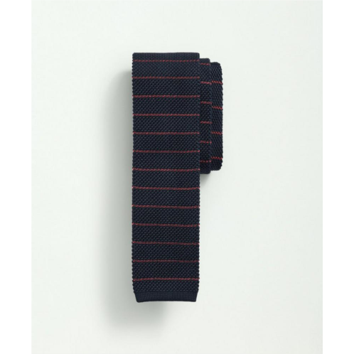 Brooksbrothers Silk Knit Thin Striped Tie