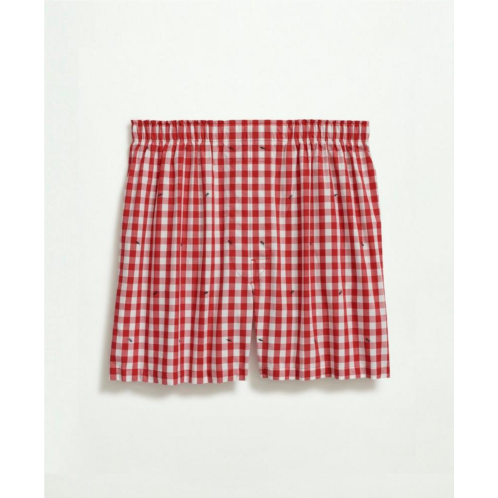 Brooksbrothers Cotton Broadcloth Print Boxers