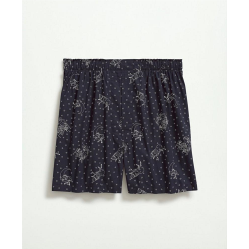 Brooksbrothers Cotton Broadcloth Henry Print Boxers