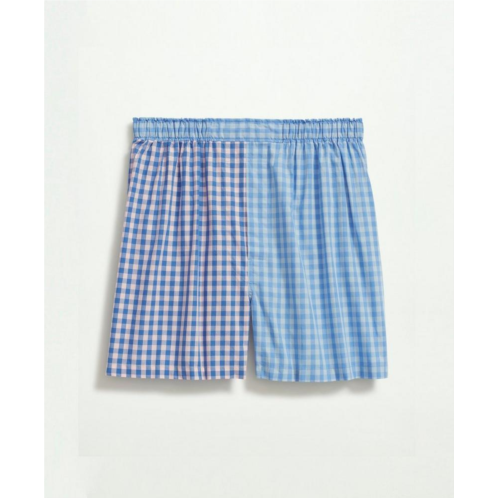 Brooksbrothers Cotton Broadcloth Gingham Fun Boxers