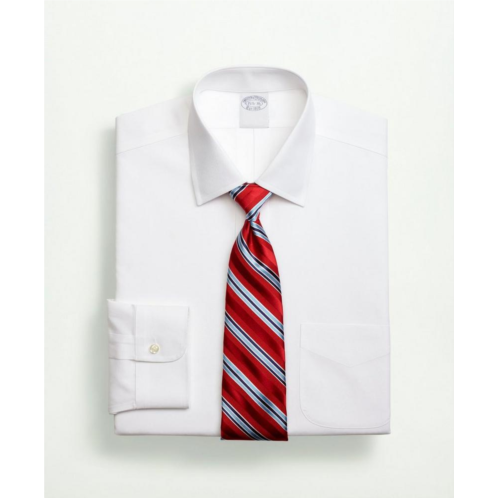 Brooksbrothers Stretch Supima Cotton Non-Iron Pinpoint Oxford Ainsley Collar Dress Shirt