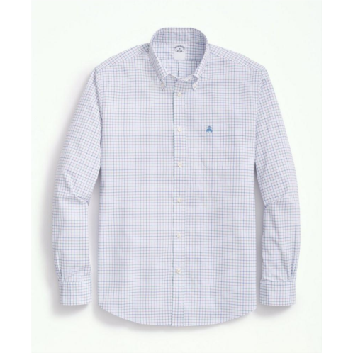 Brooksbrothers Performance Series Stretch Button-Down Collar, Checked Sport Shirt