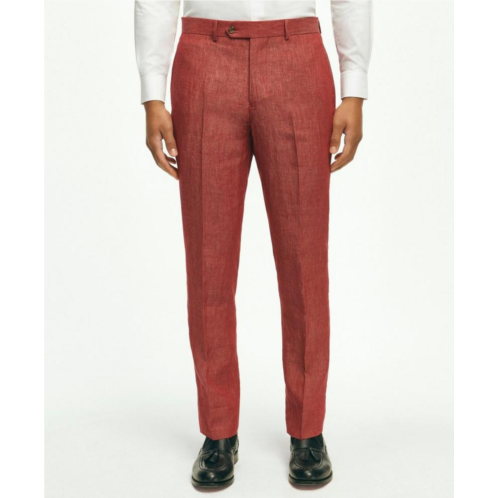 Brooksbrothers Classic Fit Linen Trousers