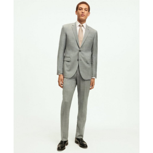 Brooksbrothers Milano Fit Wool Pinstripe 1818 Suit