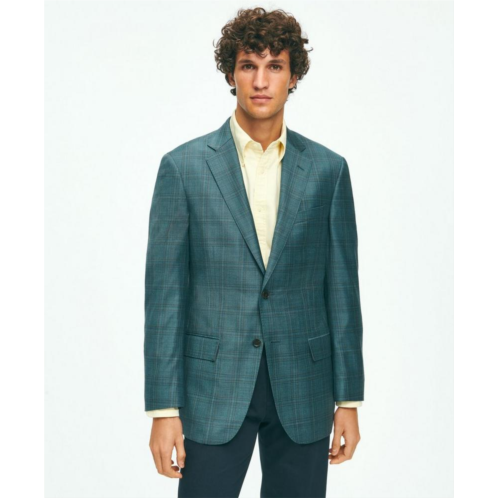 Brooksbrothers Traditional Fit Wool Check Sport Coat