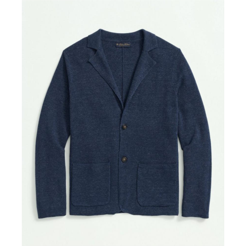 Brooksbrothers Sweater Blazer In Linen-Cotton Blend