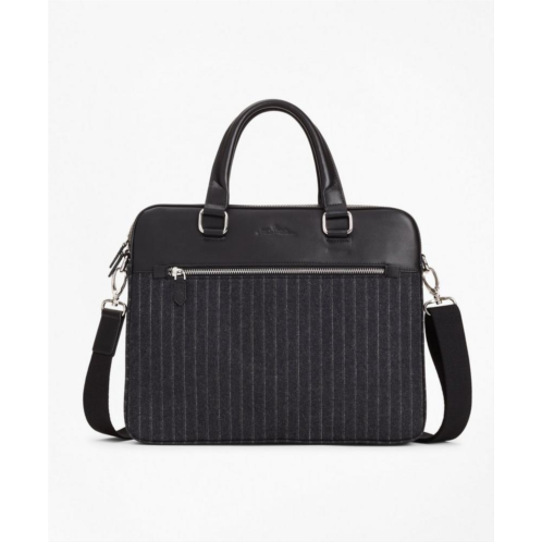 Brooksbrothers Wool Stripe Briefcase