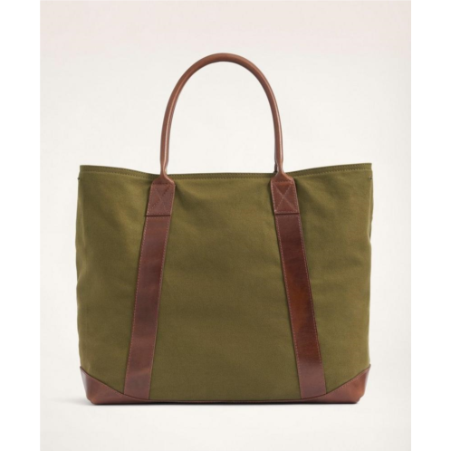 Brooksbrothers Cotton Canvas Tote Bag