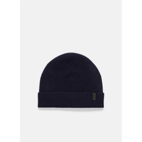 Vince Plush Cashmere Reverse-Knit Cuffed Hat