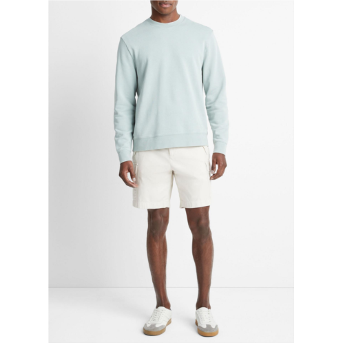 Vince Garment Dye Cotton French Terry Pullover