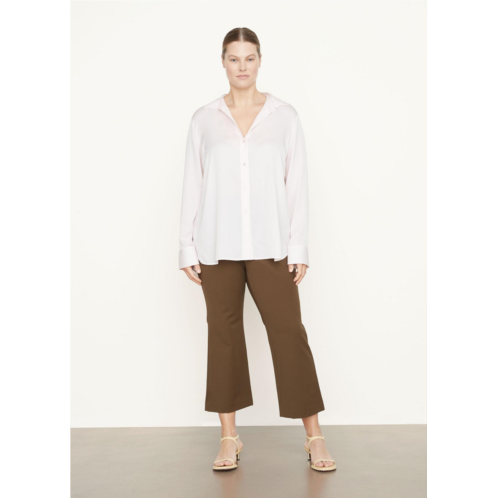 Vince Slim-Fitted Stretch-Silk Shirt